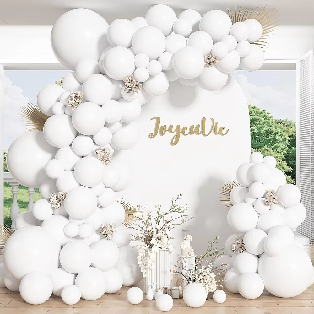 Balloon Arch Kit - Wedding Theme Balloons Garland Kit White