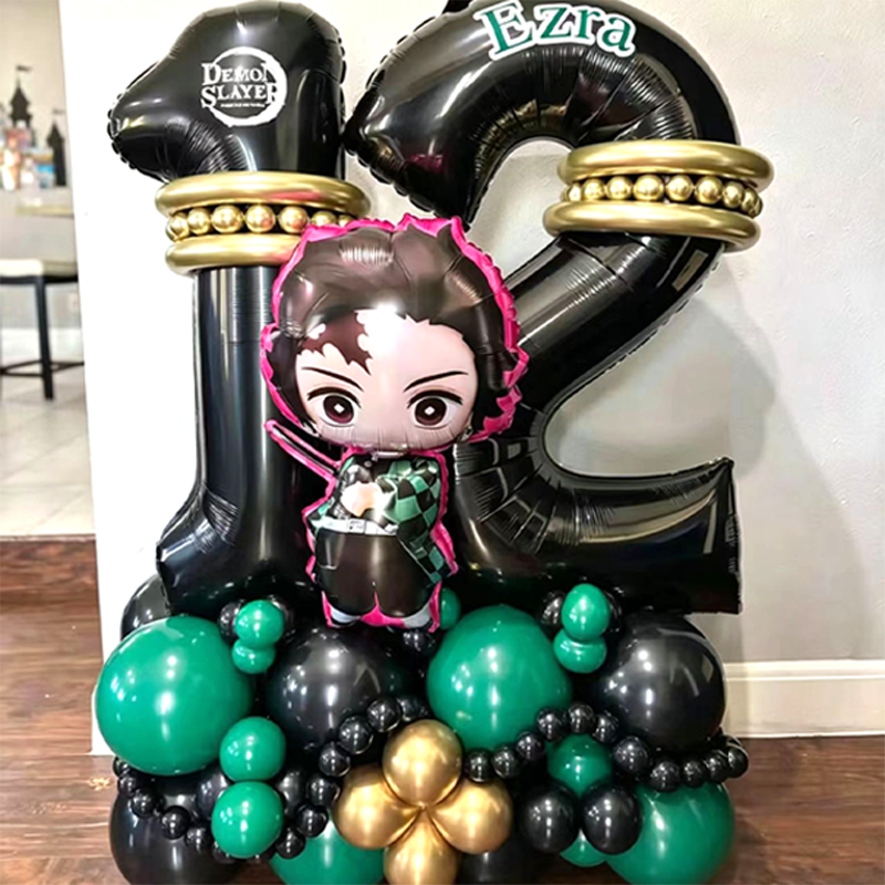 Balloon Arch Kit - Premium Demon Slayer Theme Balloon Arch