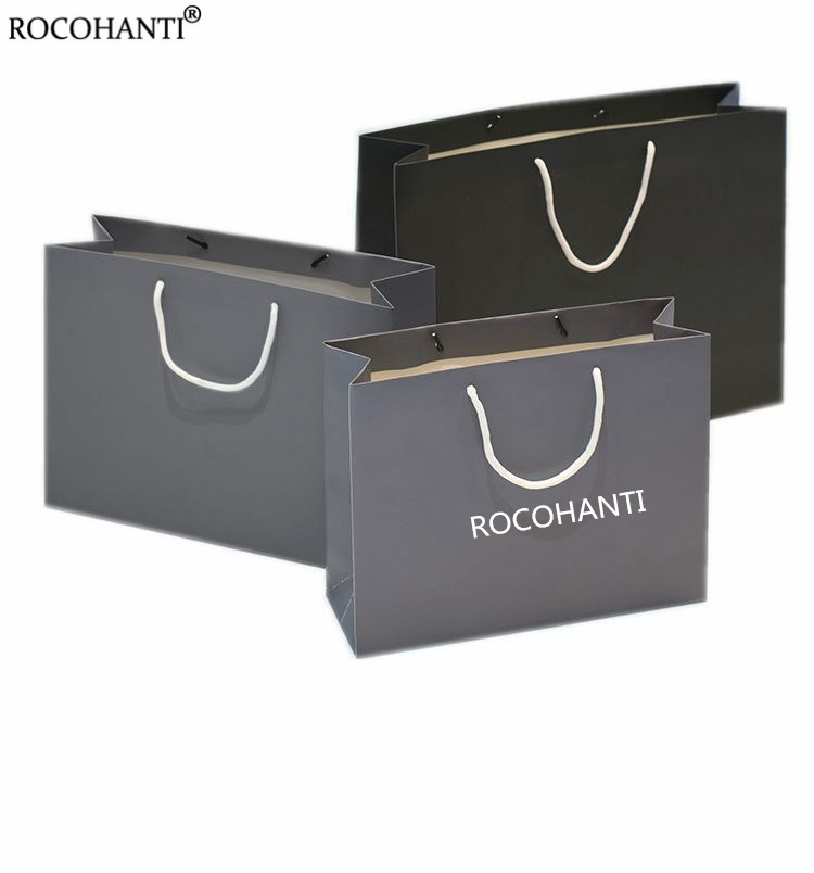 Event Party Shop - Personalized Grey Art Paper Gift Bags
