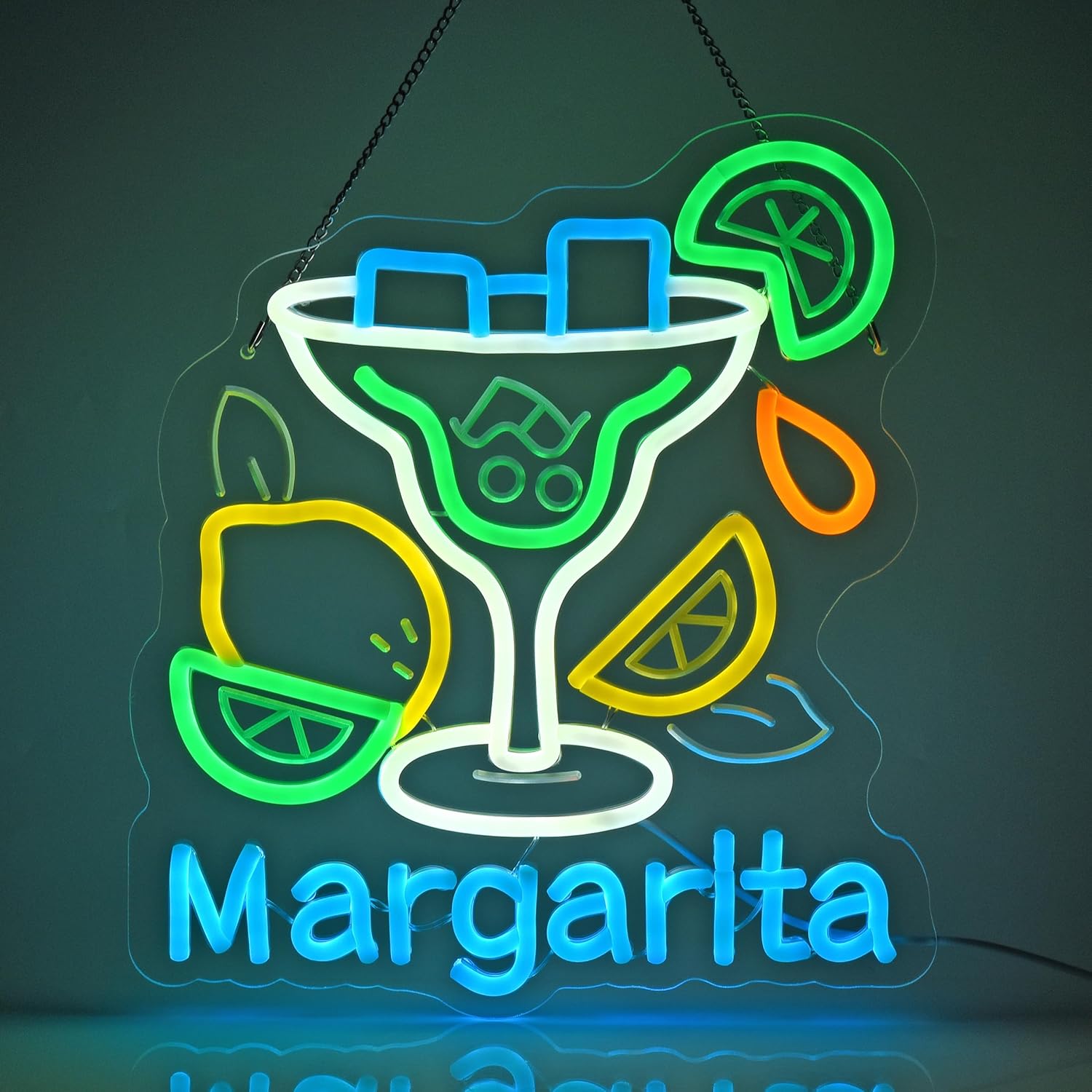 Neon Sign Party - Margarita Neon Sign Wall Art Decoration