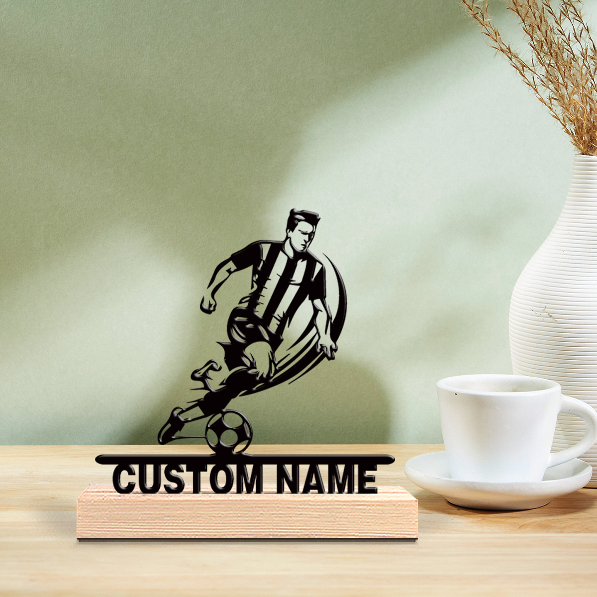Eve Party - 1pc Personalized Custom Football player Metal