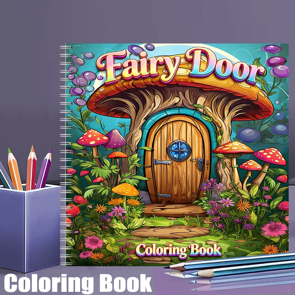 Event Supplies - Coloring Book Fairy Door for Adult