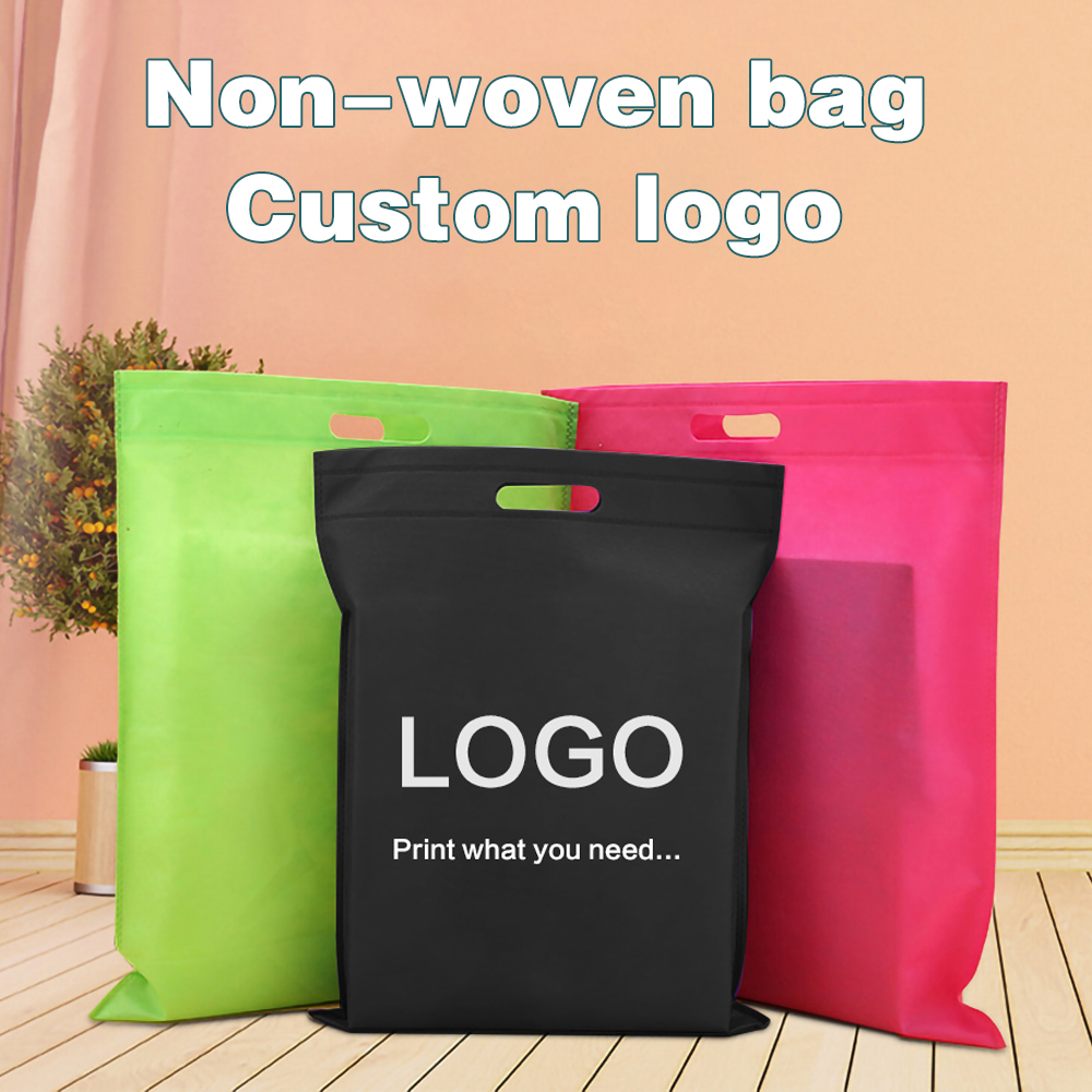 Event Party Shop - 50pcs Custom Logo Flat Non Woven