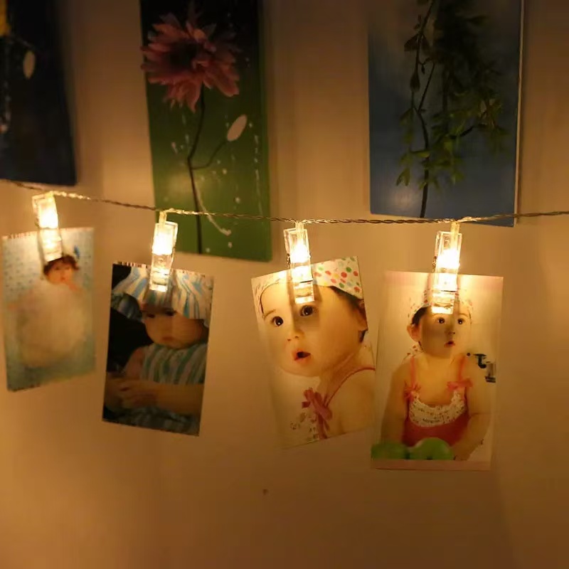 Eve Party - 1.5-10m Photo Clip Fairy String lights