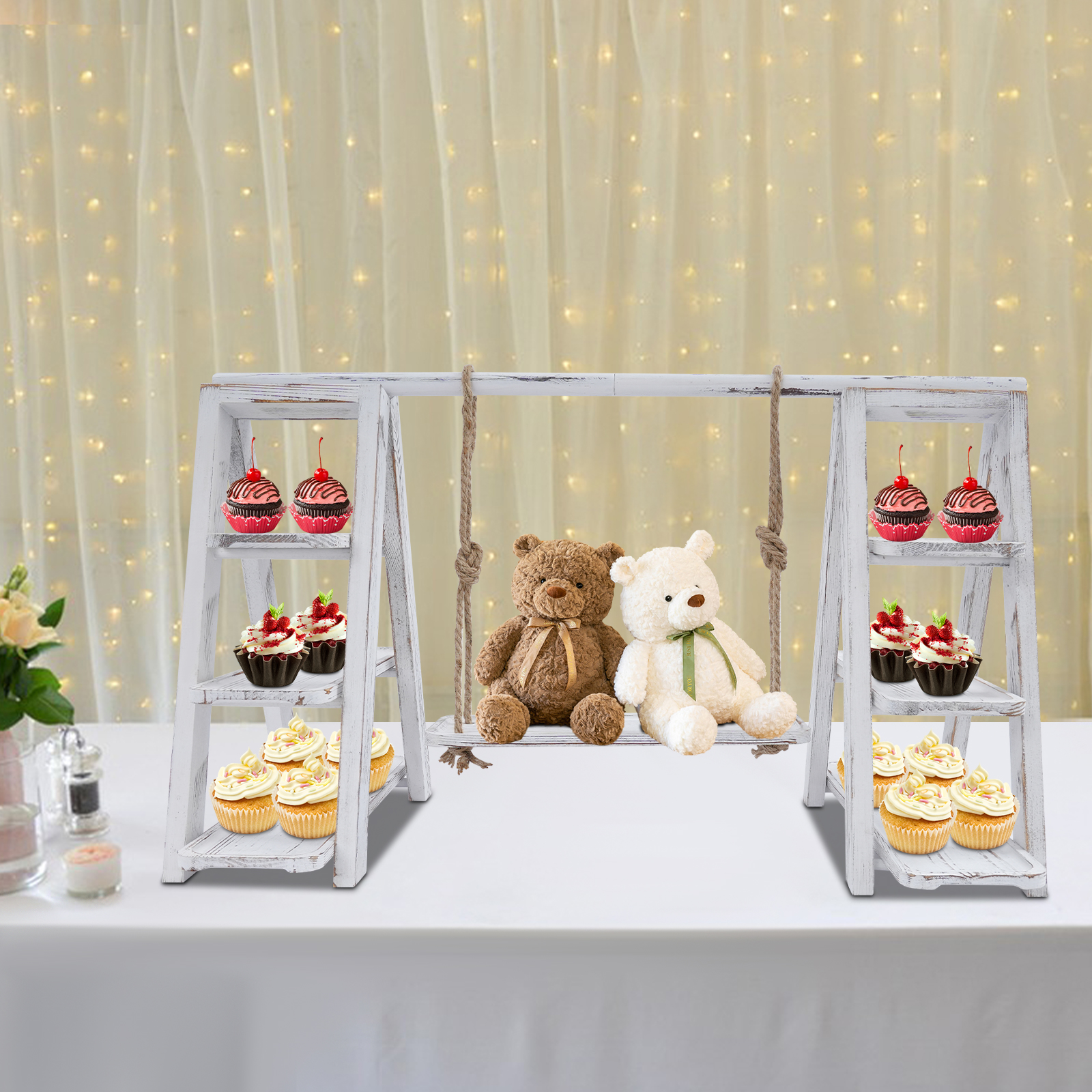 3-Tier A-Shape Cupcake Stand W - Cupcake Stand Tier ulasan dan harga