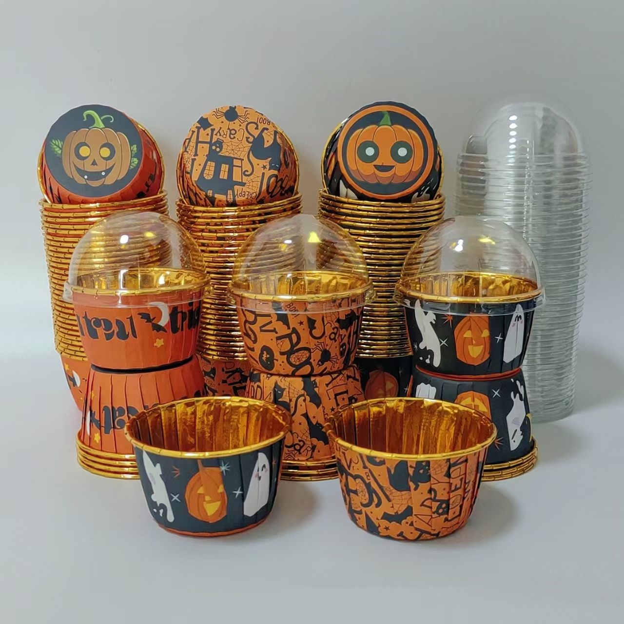 Halloween style cake cups, 50p - Plastic Cup 50Pcs ulasan dan harga