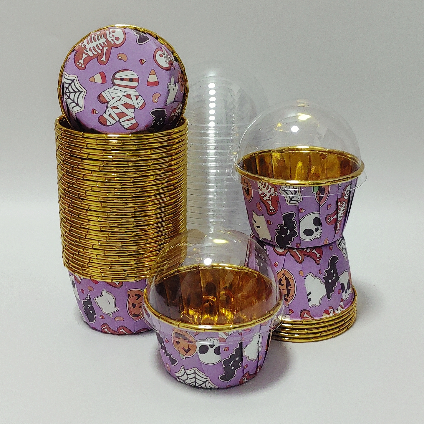 Halloween style cake cups, 50p - Plastic Cup 50Pcs ulasan dan harga