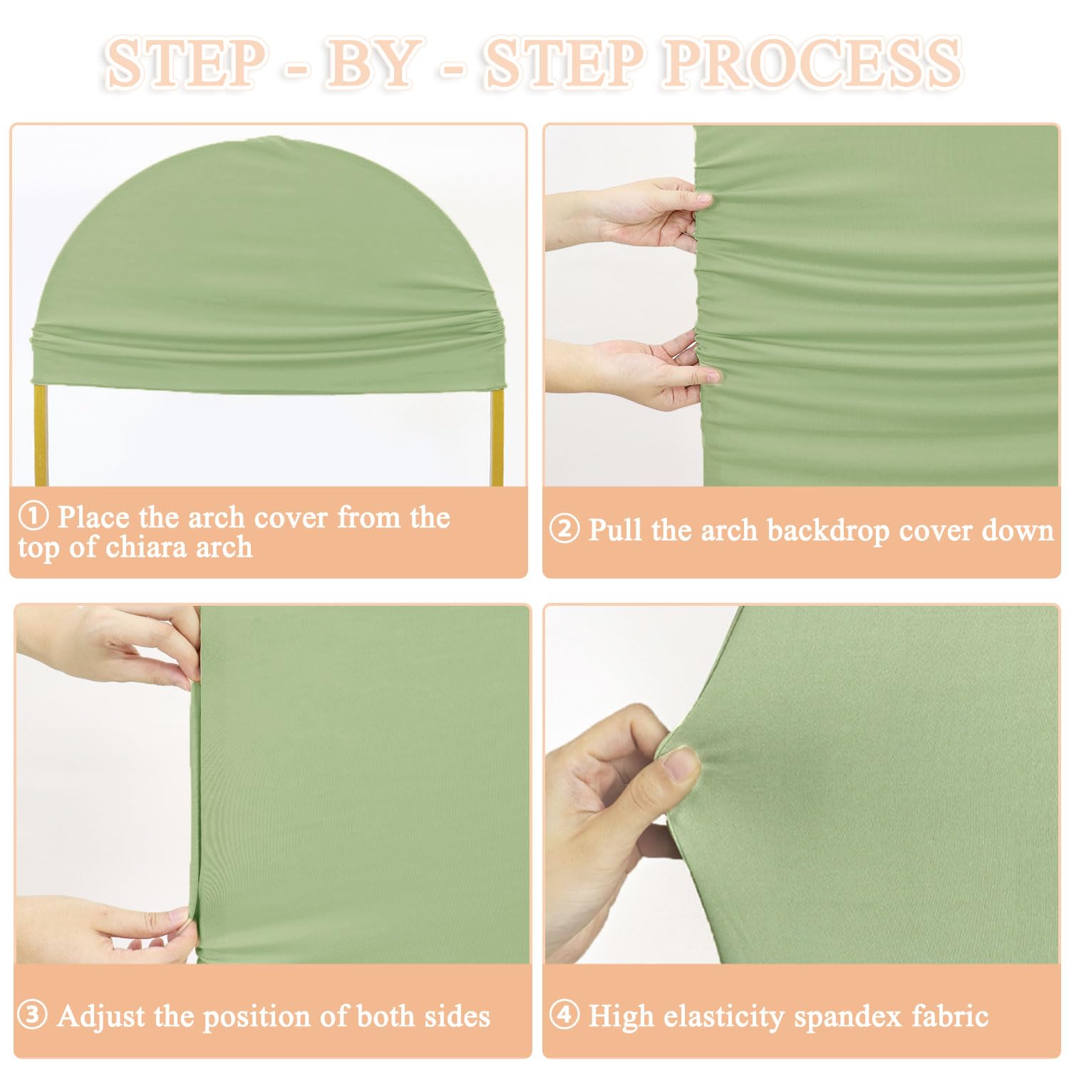 Wedding Arch Cover Set of 3 Sp - Balloon Arch Kit ulasan dan harga
