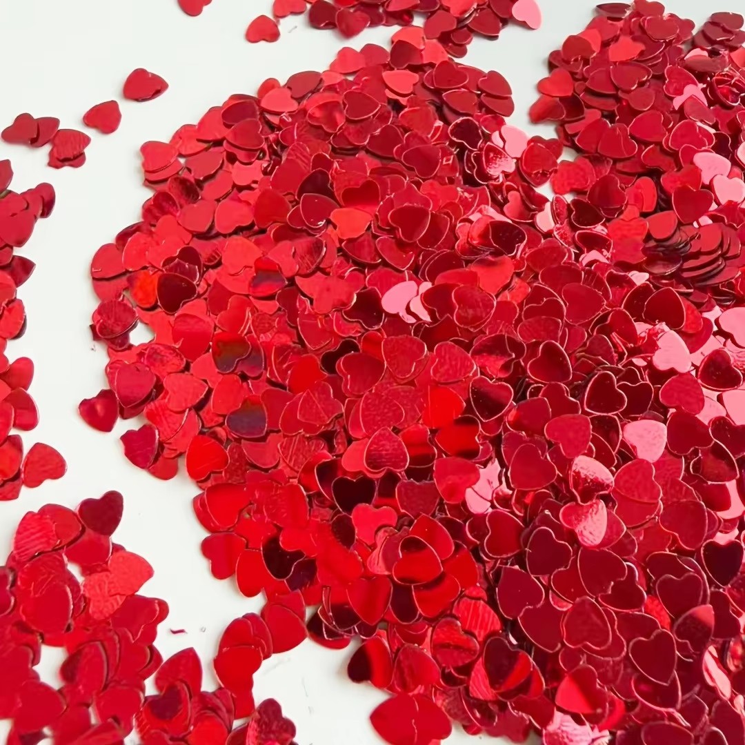 Red Love Heart Table Confetti  - Confetti Cannon Tube ulasan dan harga