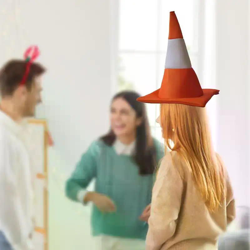1 PCS Traffic Cone Hat Hallowe - Party Hat Cone ulasan dan harga