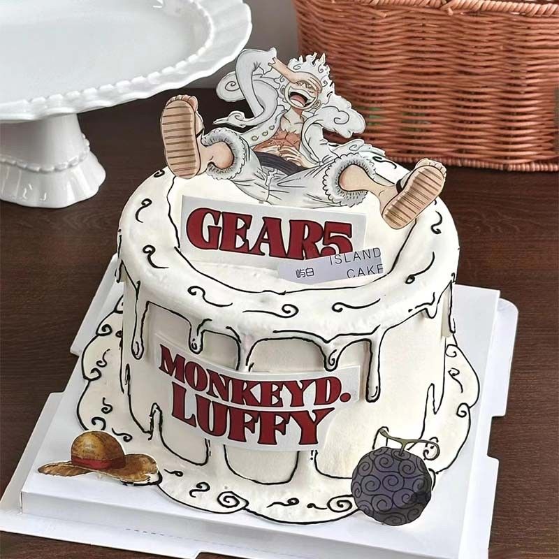 3-6pcs One Piece cake decorati - Event Support ulasan dan harga