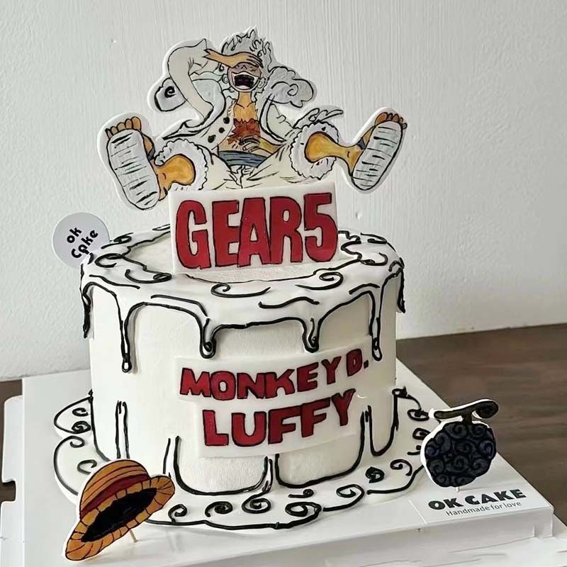 3-6pcs One Piece cake decorati - Event Support ulasan dan harga