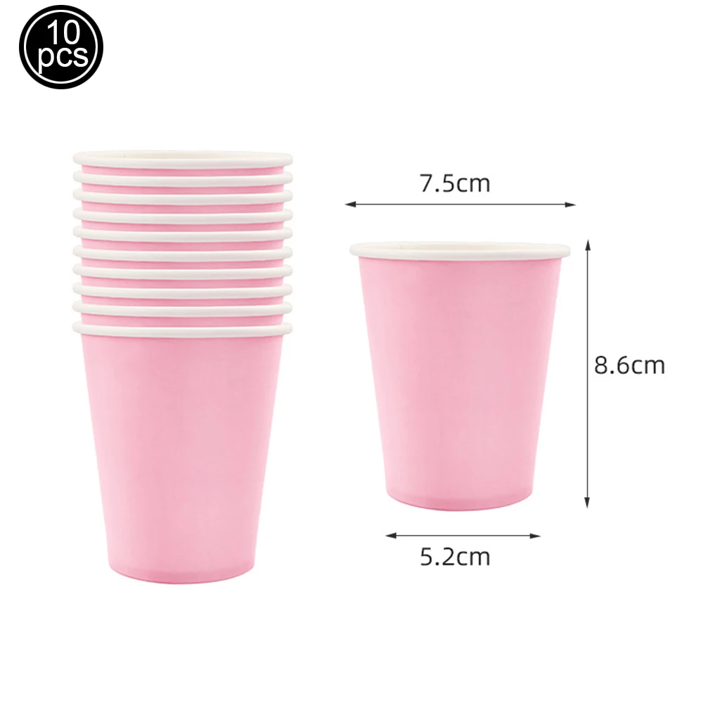 10/20/30/50pcs Solid Color Dis - Paper Straw Color ulasan dan harga