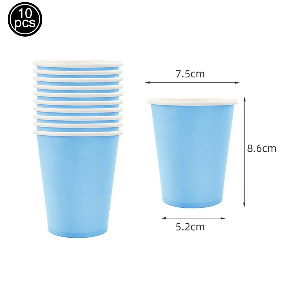 10/20/30/50pcs Solid Color Dis - Paper Straw Color ulasan dan harga
