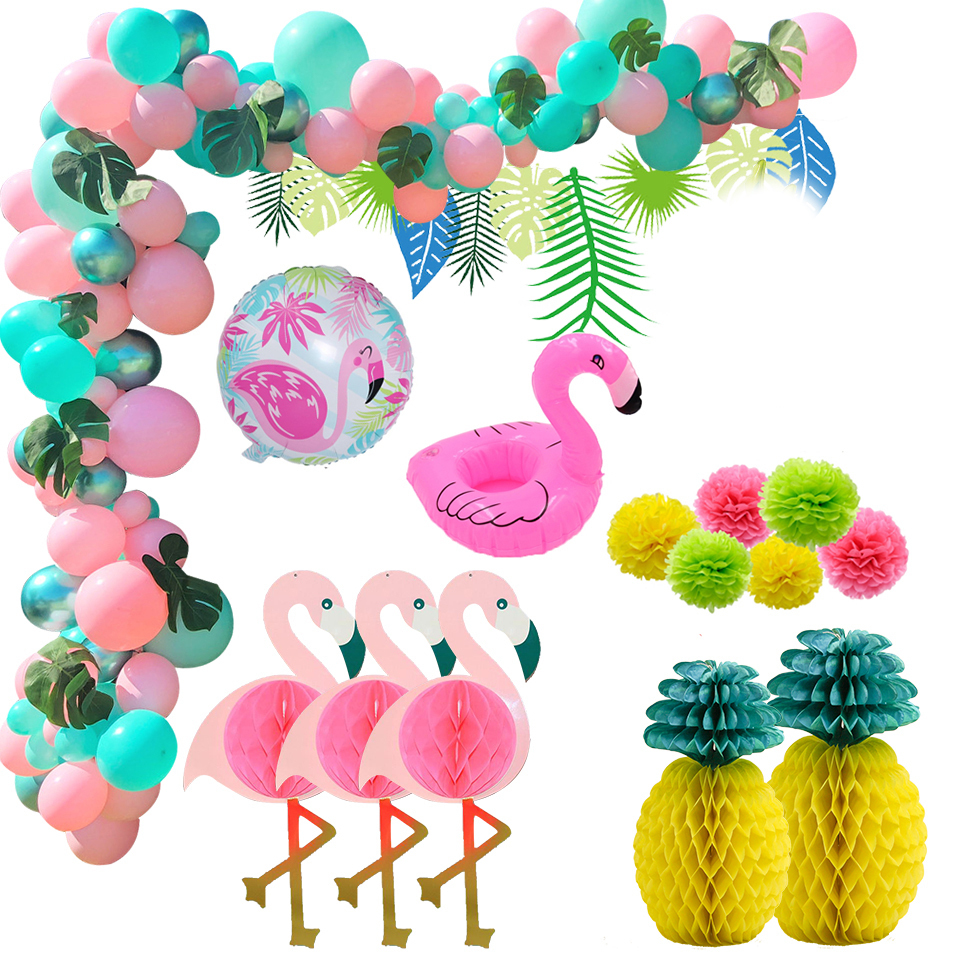 1set Hawaiian Party Decoration - Balloon Arch Kit ulasan dan harga