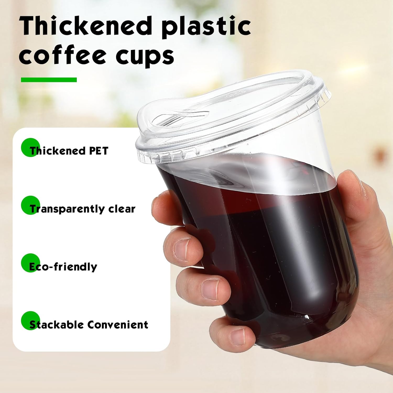 Clear Plastic Cups with Strawl - Plastic Cup 50Pcs ulasan dan harga