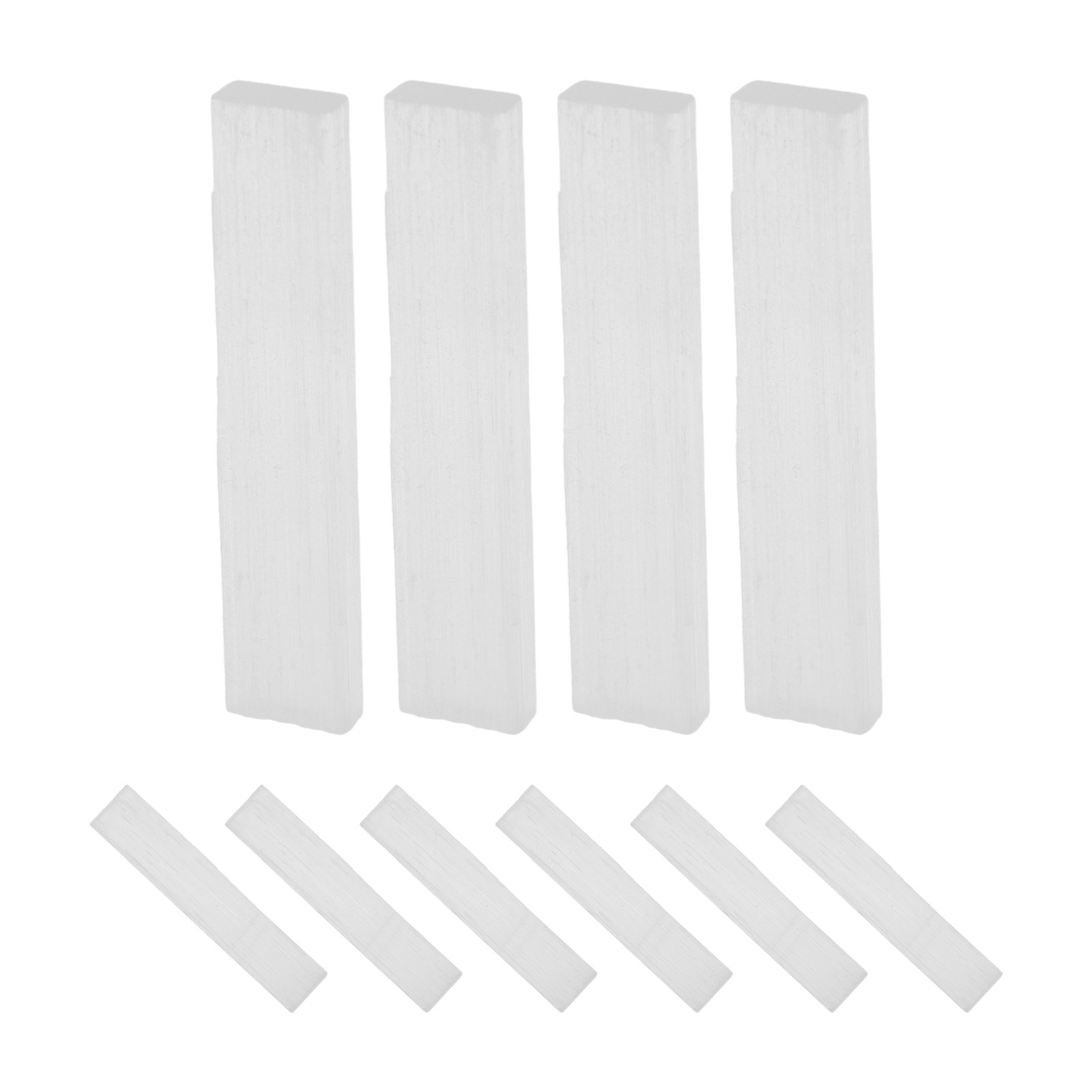 10Pcs Natural Moroccan Selenit - Centerpiece Stick ulasan dan harga