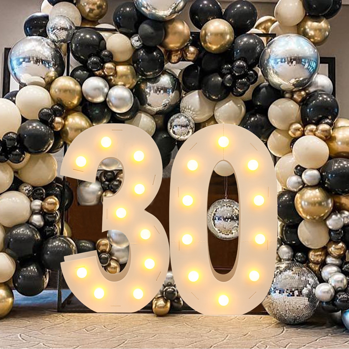 91.5CM Giant Number Led Light  - Led Balloon Light ulasan dan harga