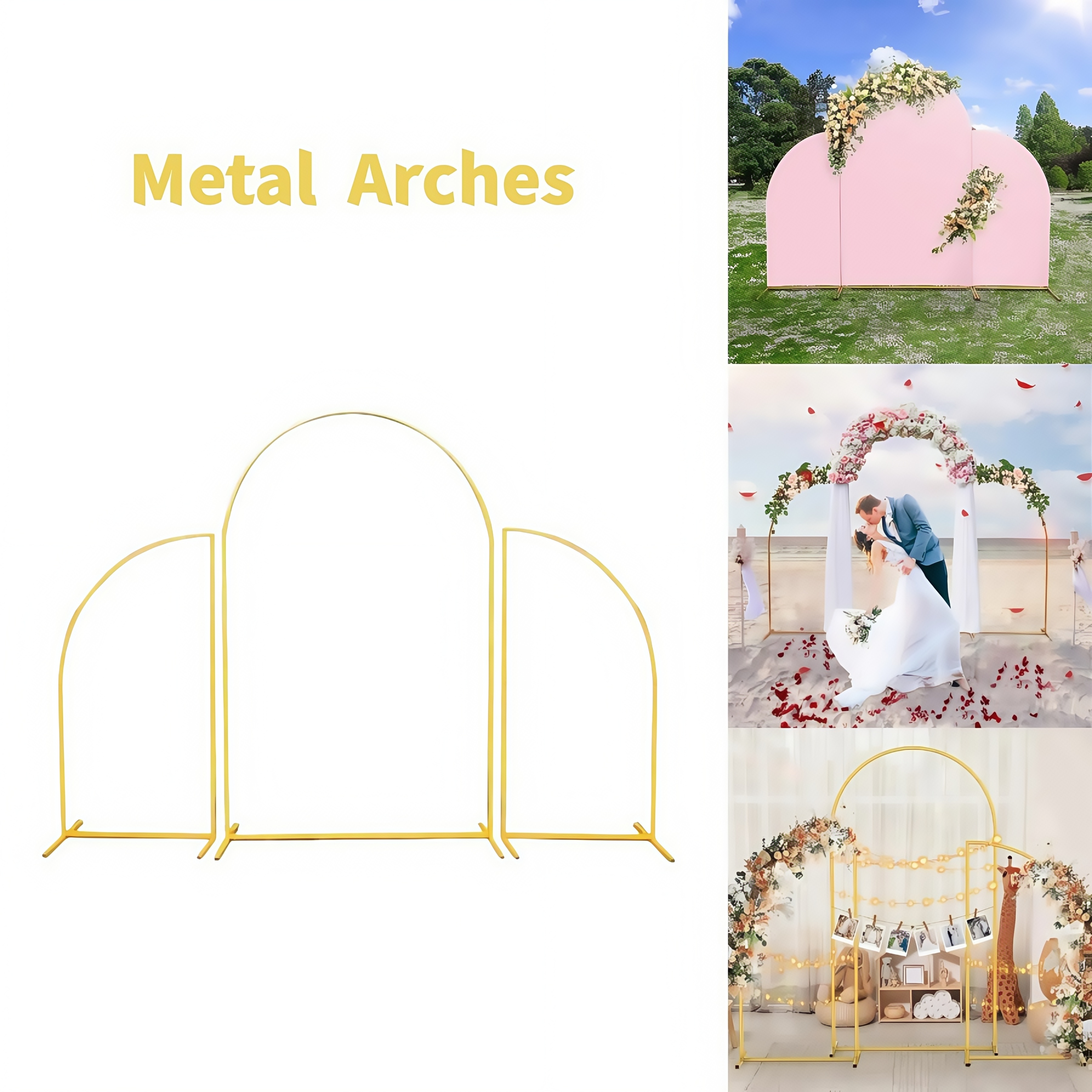 Crown Metal Arch Stand,3pcs Se - Balloon Arch Kit ulasan dan harga
