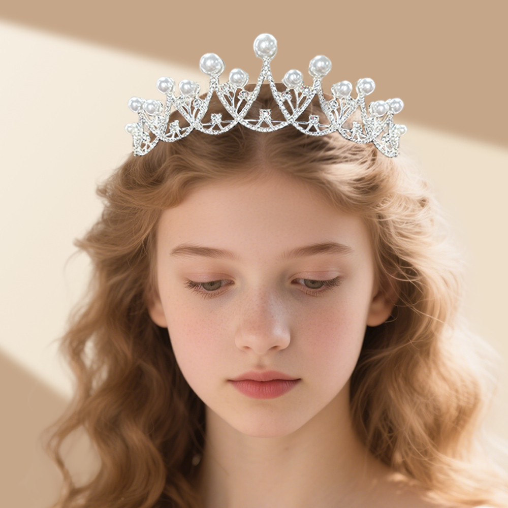 Elegant Pearl Crown Single Fas - Event Party ulasan dan harga