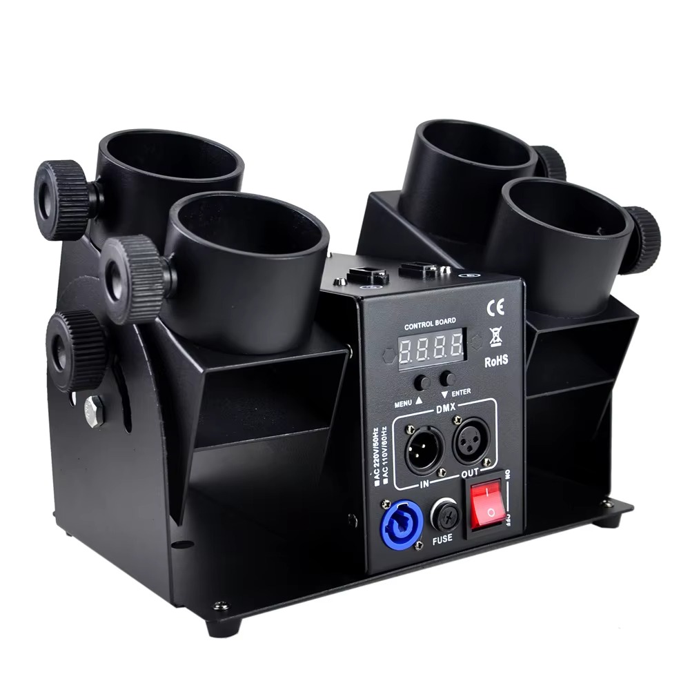 4 Heads Electronic Confetti La - Confetti Cannon Tube ulasan dan harga