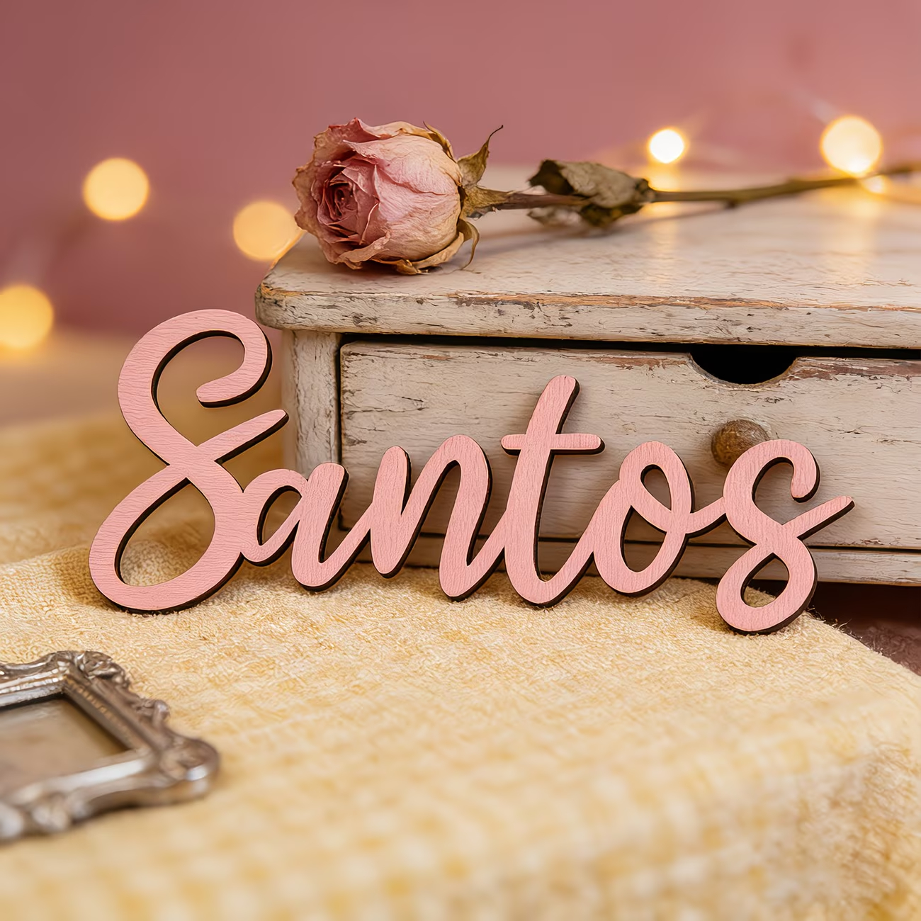 1pc personalized custom wooden - Eve Party ulasan dan harga