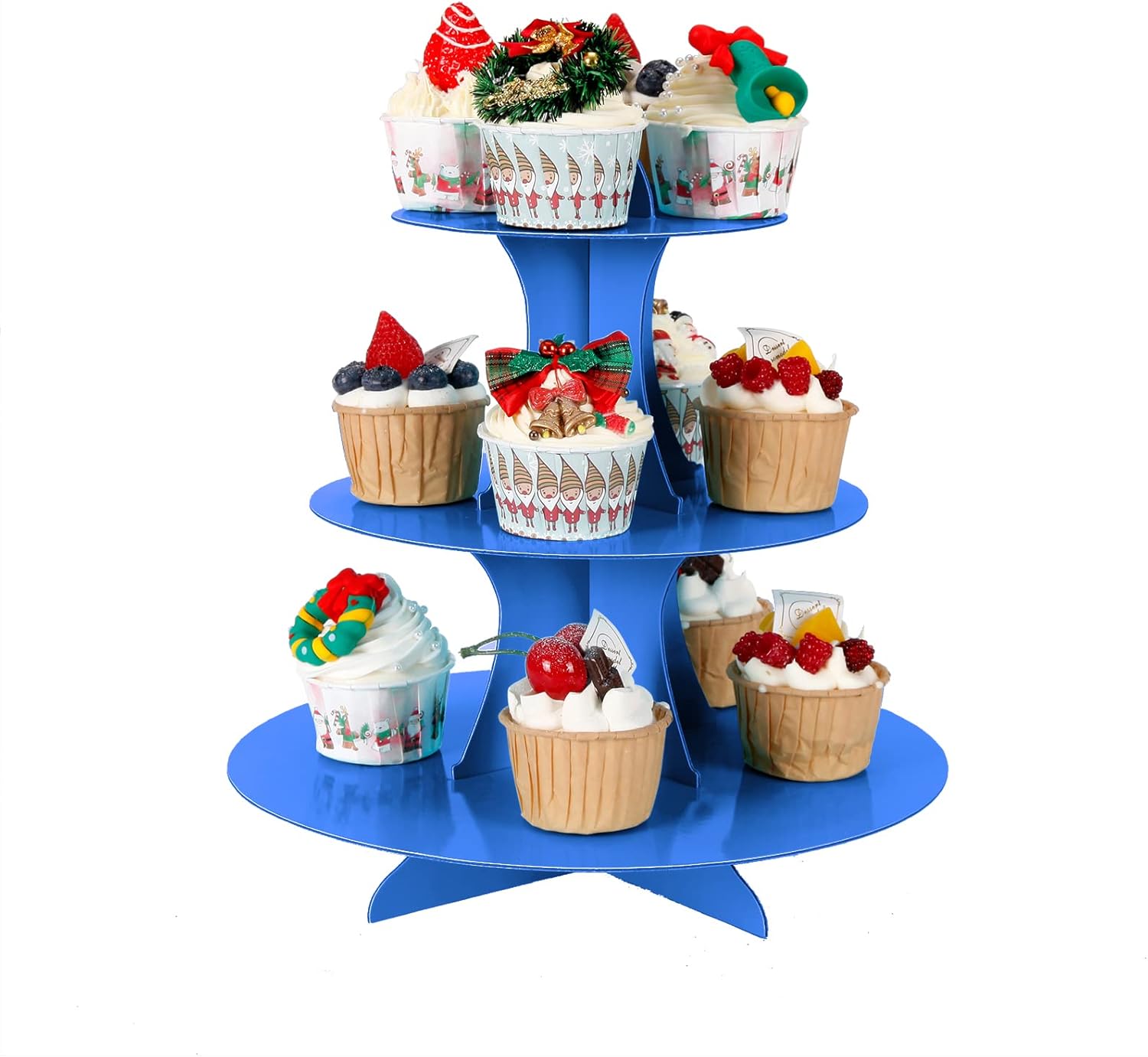 3-Tier Cupcake Stand, 2Pcs, St - Cupcake Stand Tier ulasan dan harga