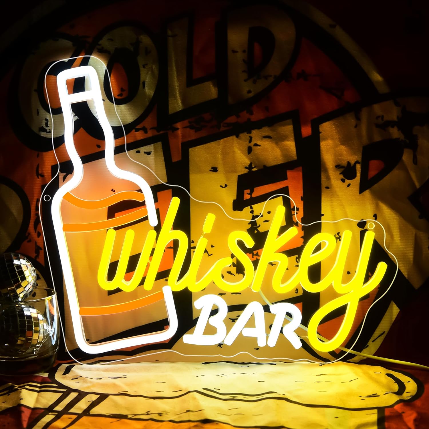 Whiskey Bar Neon Sign Business - Neon Sign Party ulasan dan harga