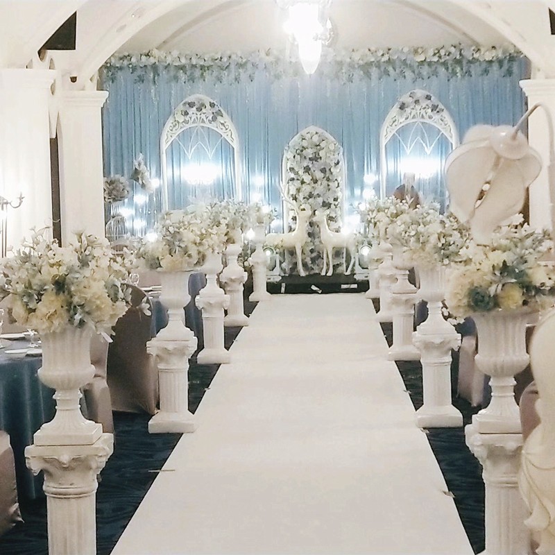 Gold White Plastic Roman Colum - Event Party Shop ulasan dan harga