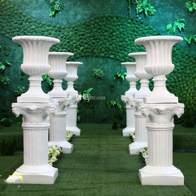 Gold White Plastic Roman Colum - Event Party Shop ulasan dan harga