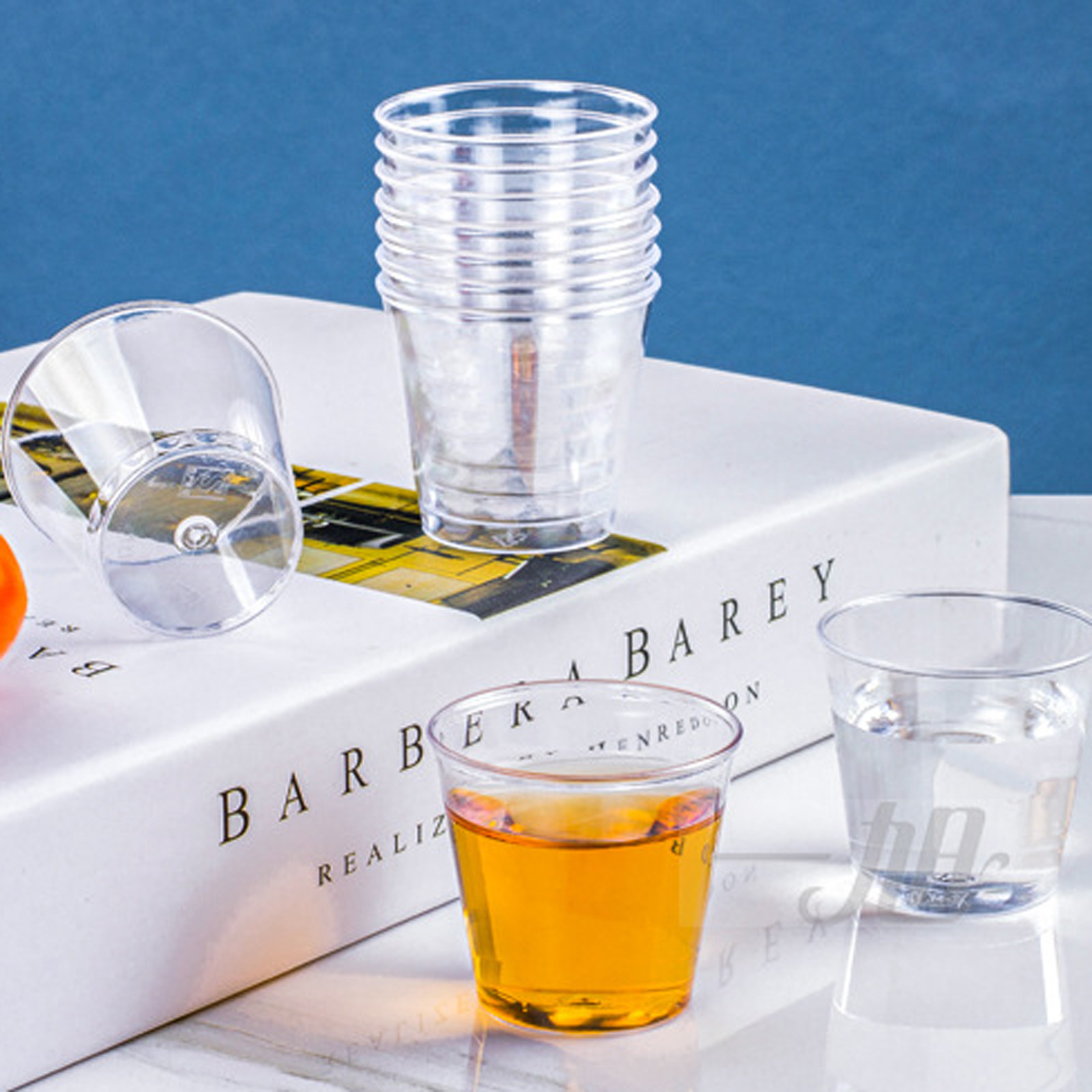 50Pack 30ML Clear Hard Plastic - Plastic Cup 50Pcs ulasan dan harga