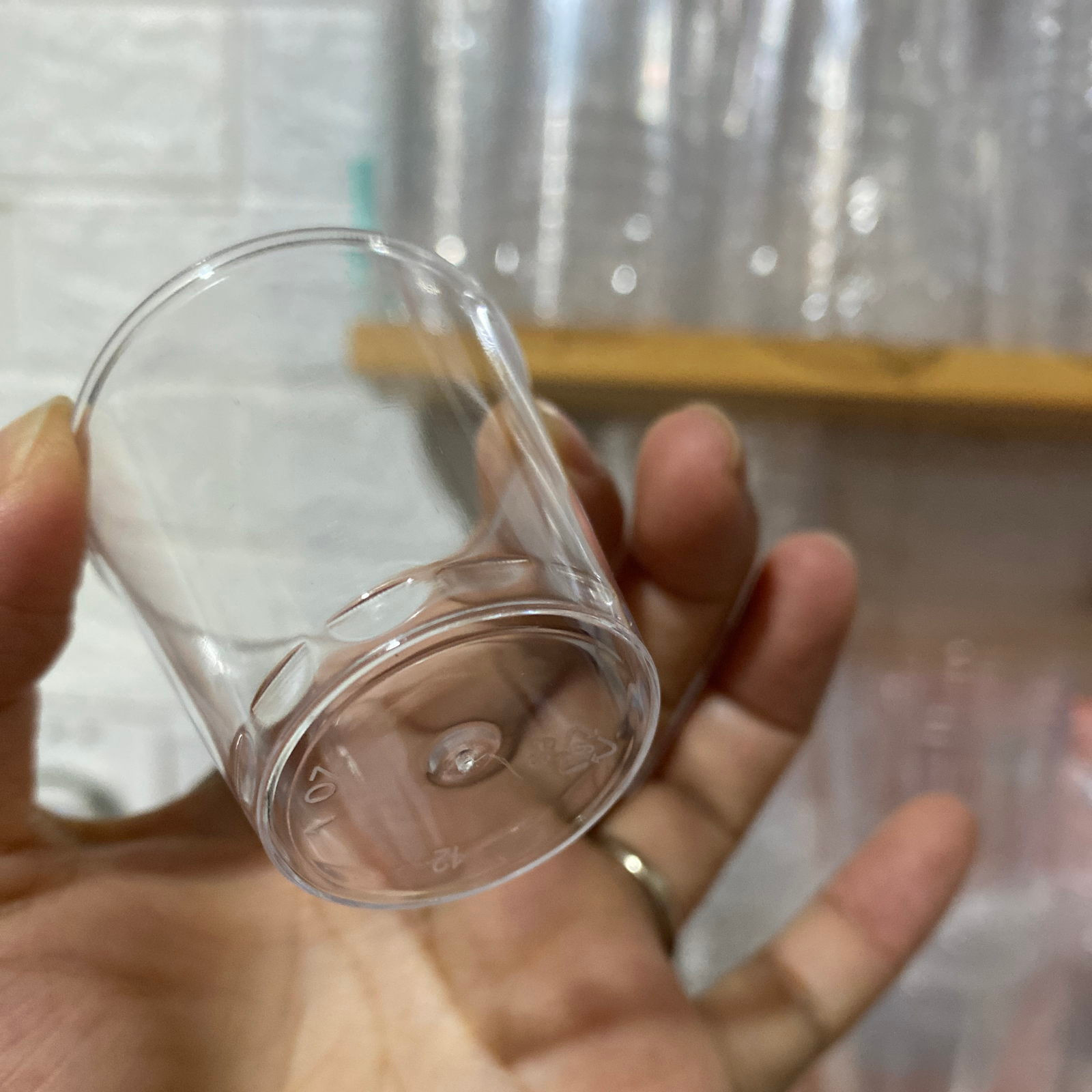 50Pack 30ML Clear Hard Plastic - Plastic Cup 50Pcs ulasan dan harga