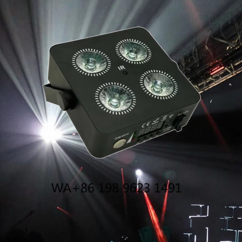 4X18W Flat Mini LED Par Light  - Event Party Dj ulasan dan harga