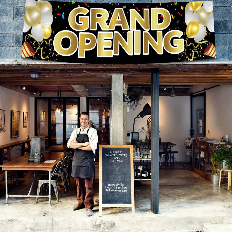 1pc, 2Dflat, grand opening ban - Event Party Shop ulasan dan harga