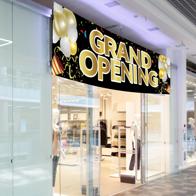 1pc, 2Dflat, grand opening ban - Event Party Shop ulasan dan harga