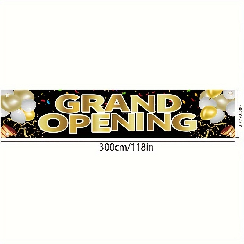 1pc, 2Dflat, grand opening ban - Event Party Shop ulasan dan harga