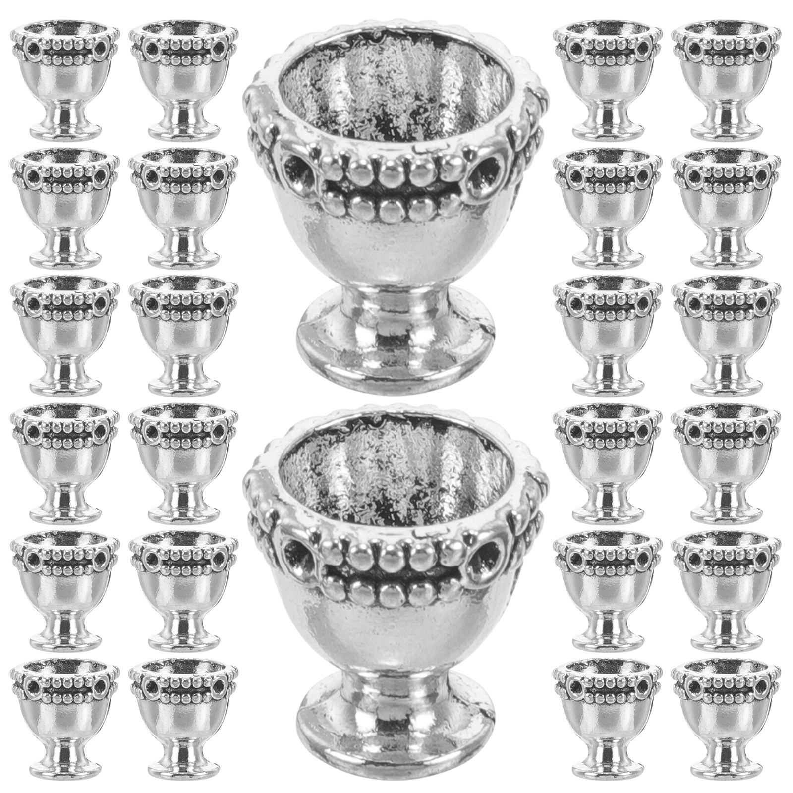 50Pcs Vintage Wine Cup Charms  - Plastic Cup 50Pcs ulasan dan harga