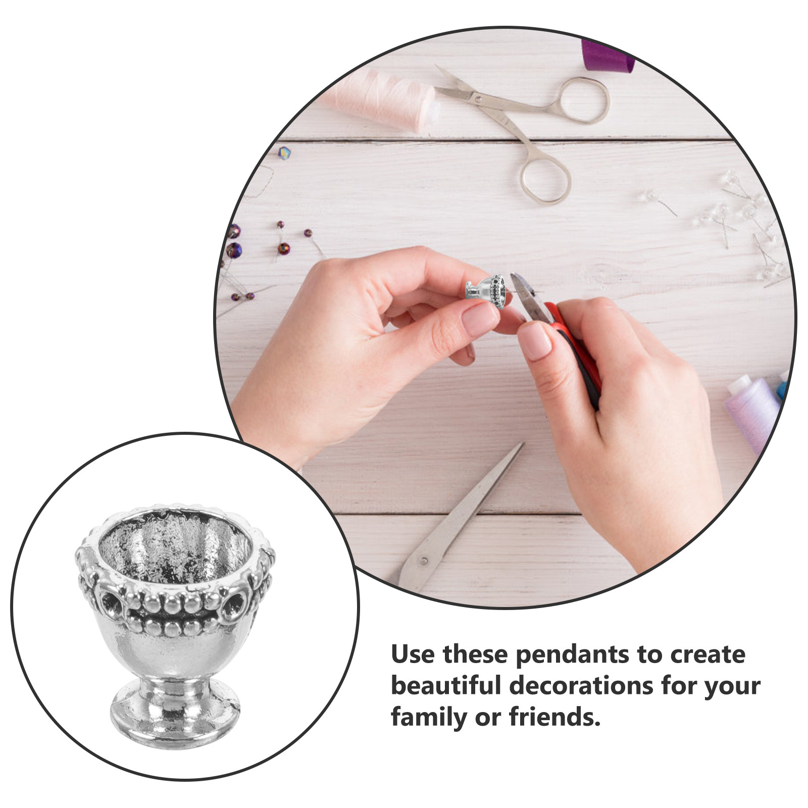 50Pcs Vintage Wine Cup Charms  - Plastic Cup 50Pcs ulasan dan harga