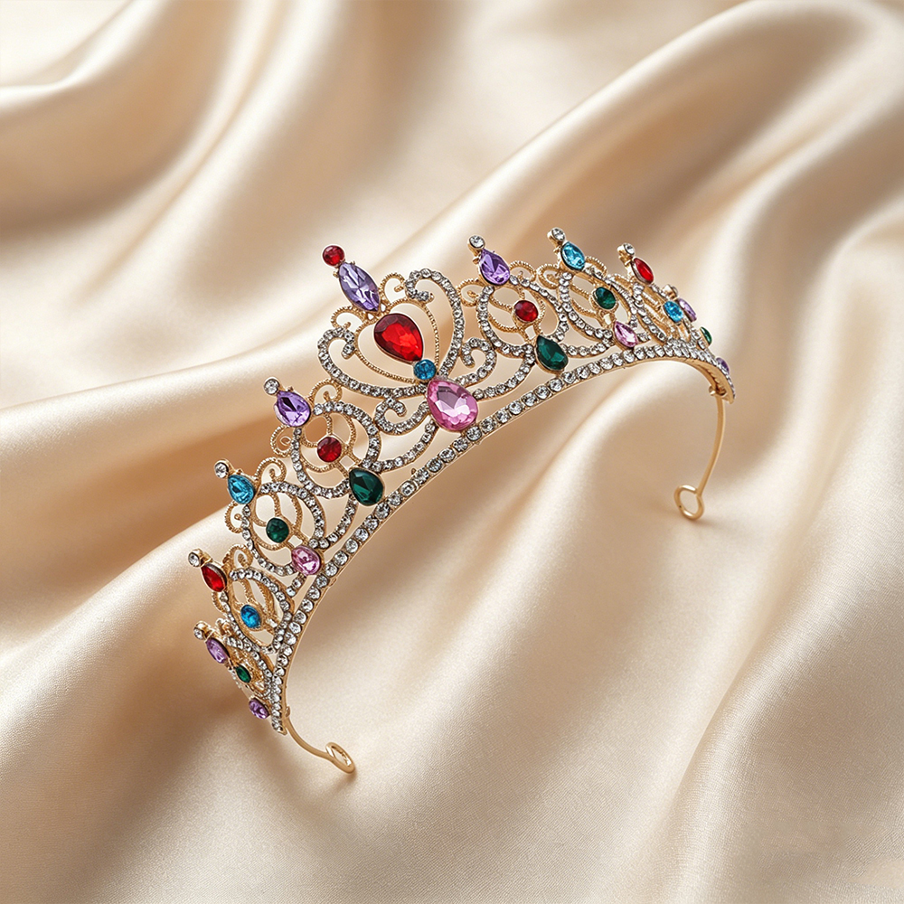 Luxury Vintage Gold Tiara Crow - Event & Party Supply ulasan dan harga