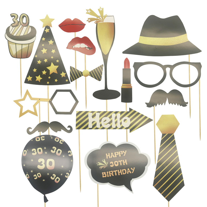 30 40 50 60 Birthday Photo Boo - Photo Booth Frame ulasan dan harga