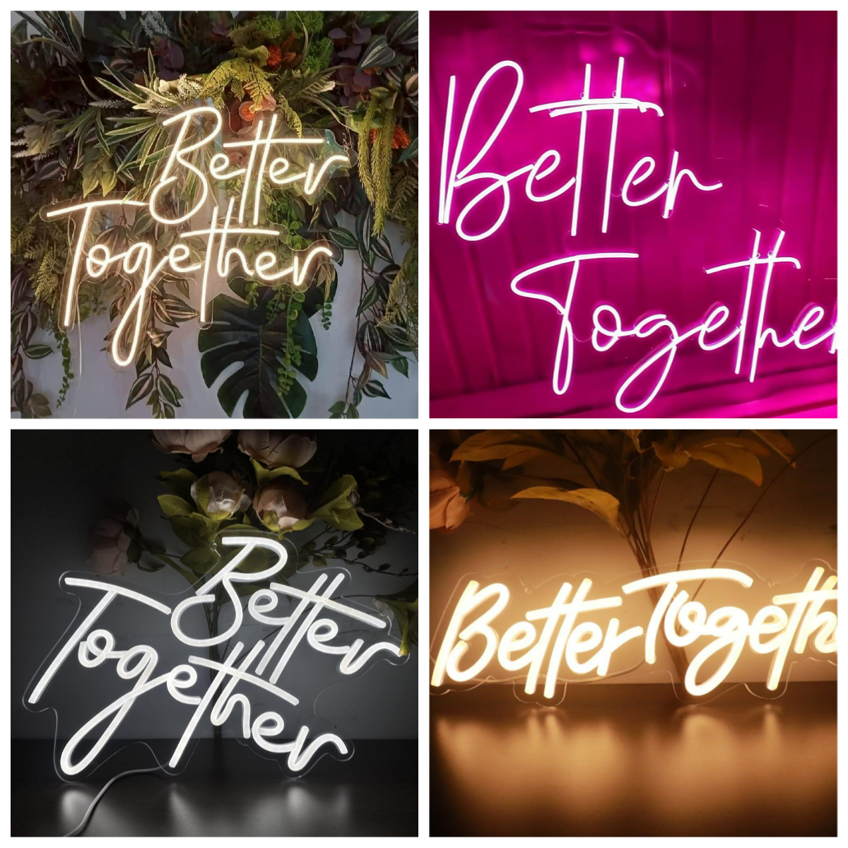 Better Together Neon Sign USB  - Neon Sign Party ulasan dan harga
