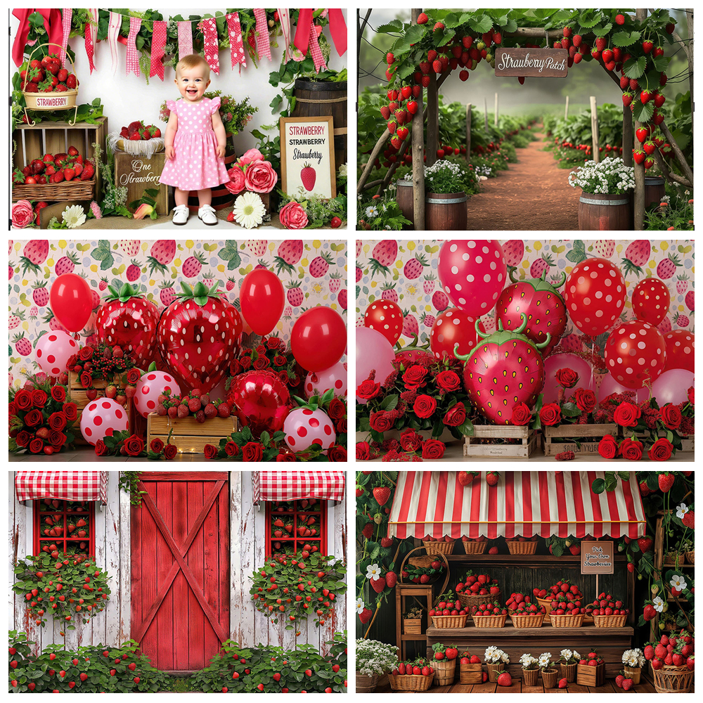 Red Strawberry Store Photograp - Party Event Supply Store ulasan dan harga