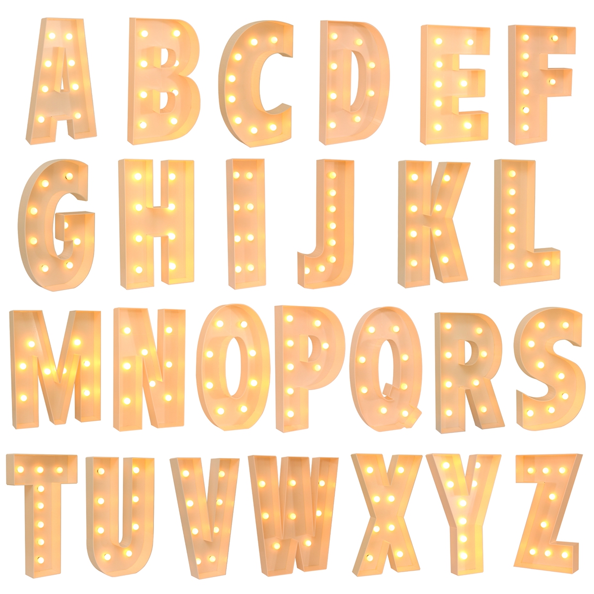 91.5CM Giant Letter Led Light  - Led Balloon Light ulasan dan harga
