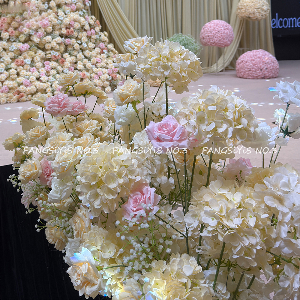 Luxury Champagne Pink Rose Art - Flower Wall Panel ulasan dan harga