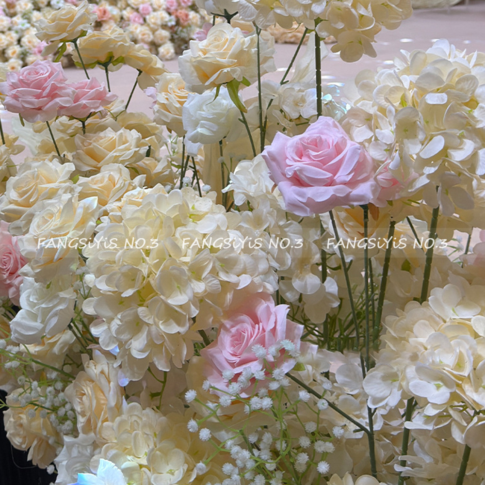Luxury Champagne Pink Rose Art - Flower Wall Panel ulasan dan harga