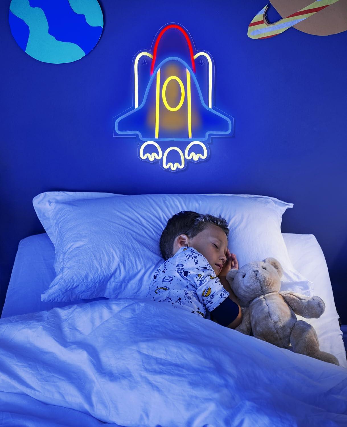 Rocket Neon Sign USB Neon Ligh - Neon Sign Party ulasan dan harga