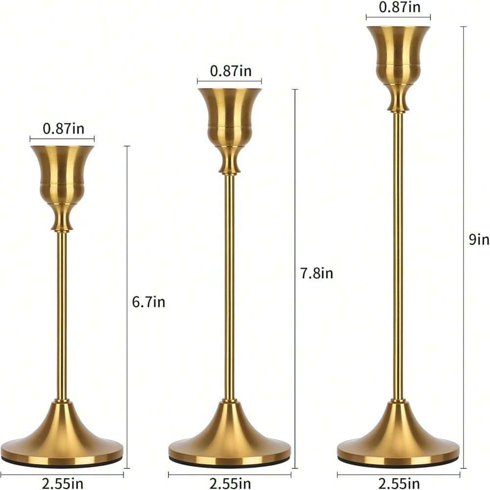 36 Pcs Taper Candle Holders Bu - Centerpiece Stick ulasan dan harga