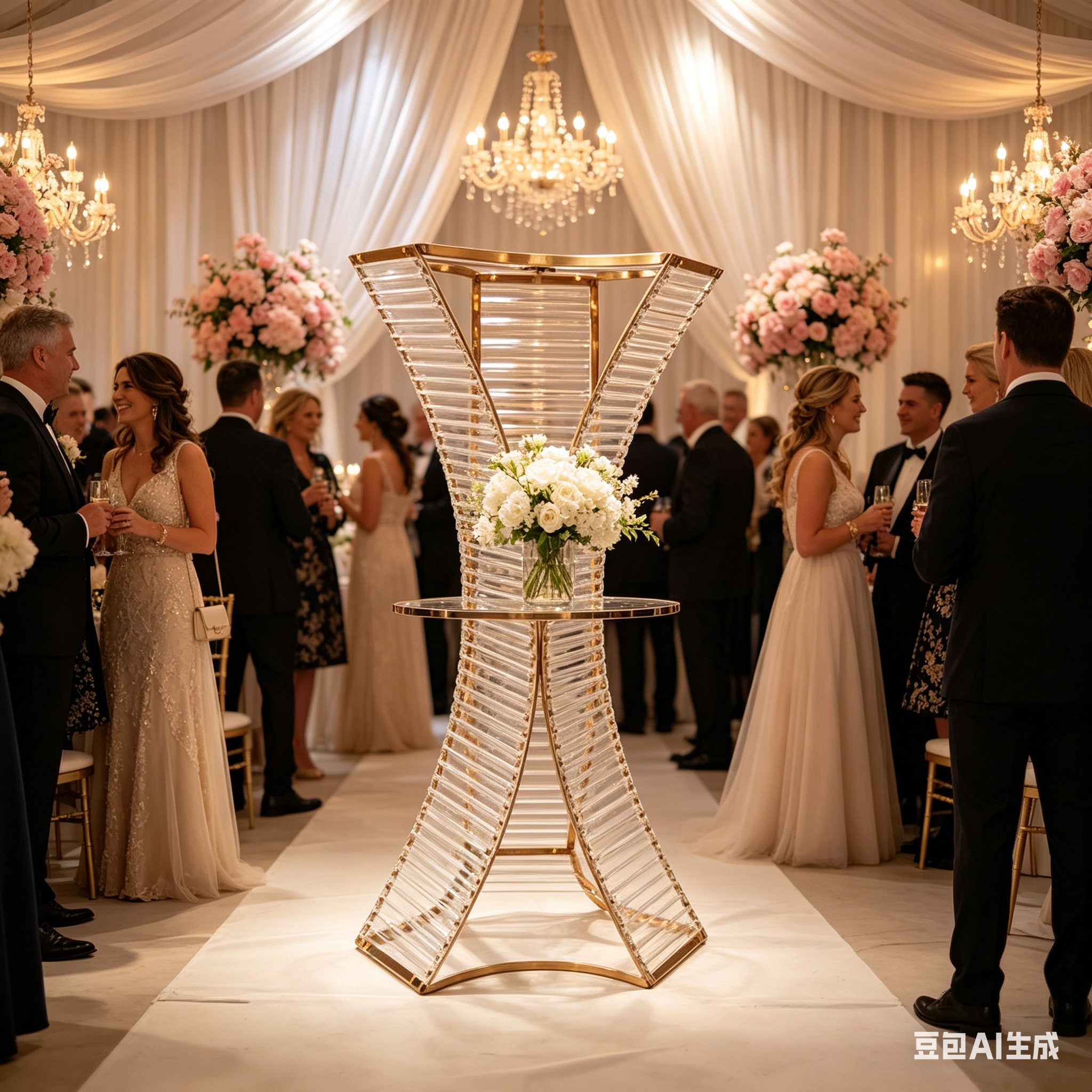 4/10 Pcs Acrylic Metal Wedding - Party Event Supply Store ulasan dan harga