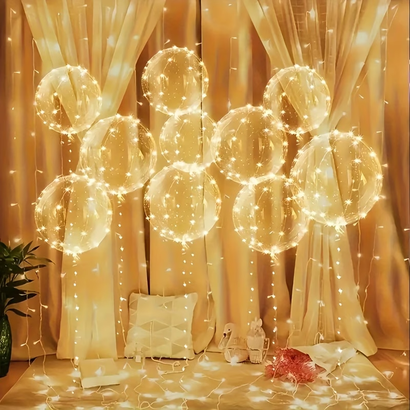 20pcs Set Bobo Balloons with L - Led Balloon Light ulasan dan harga