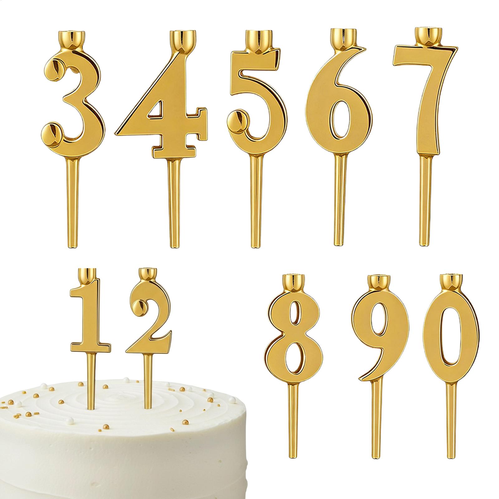 Number Candle Holders 10 Piece - Party Event Supply Store ulasan dan harga